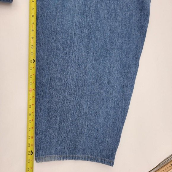 Levi's 560 Men's Comfort Fit Denim Blue Jeans 54x30 (25 high rise short Relaxed - Picture 5 of 11